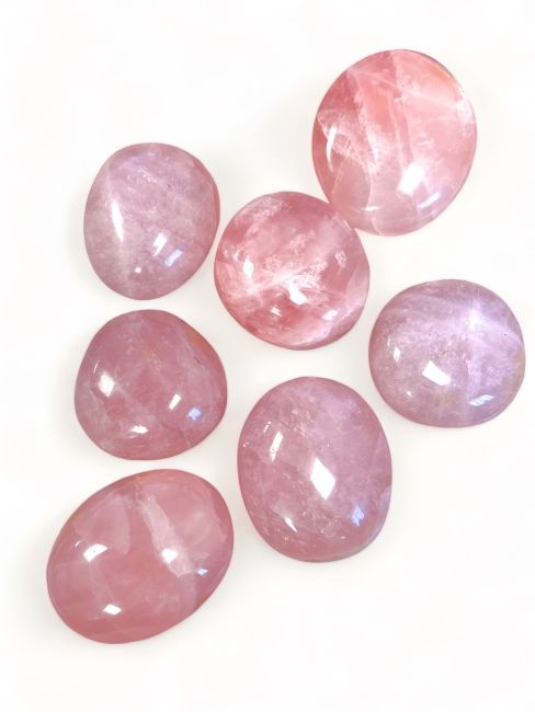 Pebbles tumbled stone Rose quartz AA 1Kg