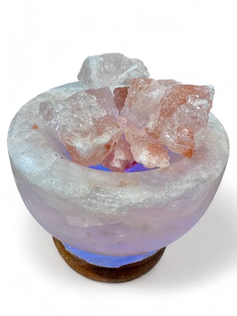 Himalayan Salt Lamp usb Bowl 9cm