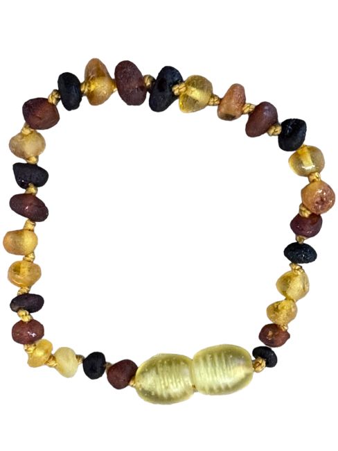 Baltic Amber Baby Bracelet 3 colors screwable