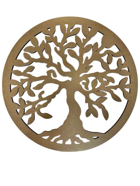 Tree of Life wooden plaque 15cm