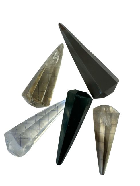 Lot 5 X conical tips 6 sides 3-4cm