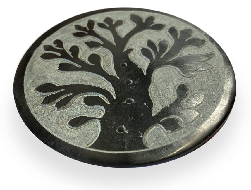 Incense holder stone tree of life 10cm