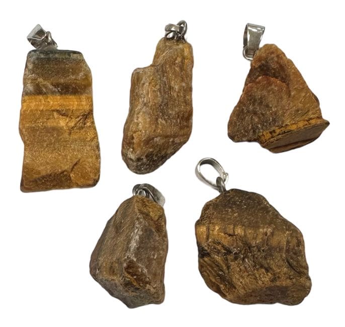 Rough Stone Pendant Tiger's Eye A x 5