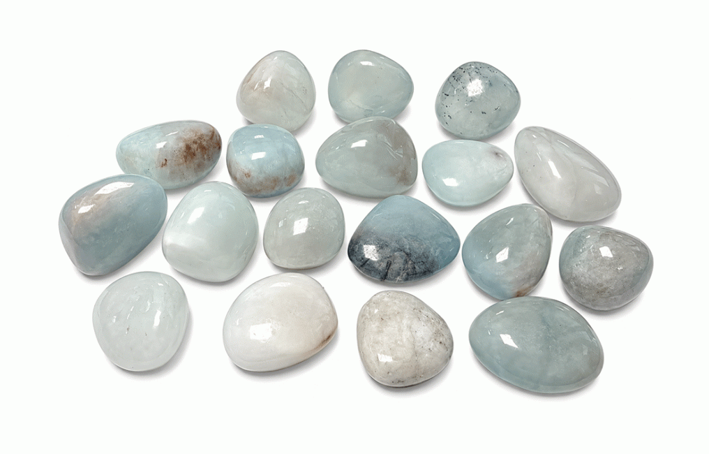 incense at Aquamarine A tumbled stone 2-3cm 250g