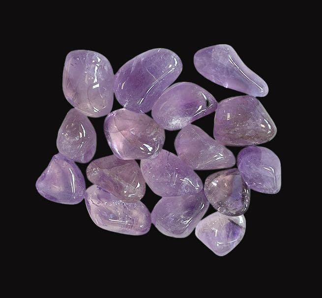 Amethyst Brazil A+ tumbled stones 250g