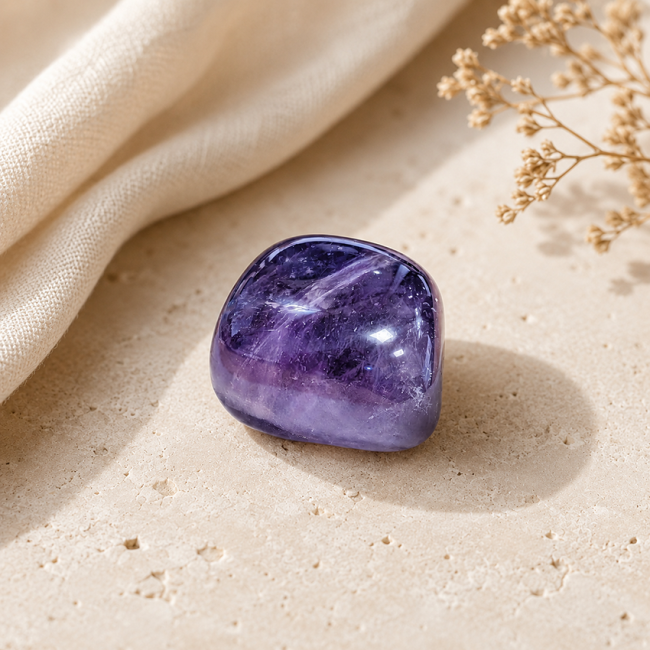 incense at Amethyst A Tumbled Stone in Box 2-3 cm|gb