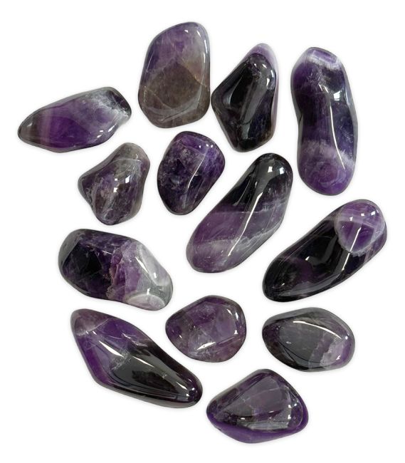 Tapered Amethyst Zambia A tumbled stone 250g