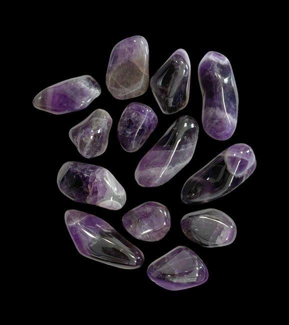 Tapered Amethyst Zambia A tumbled stone 250g