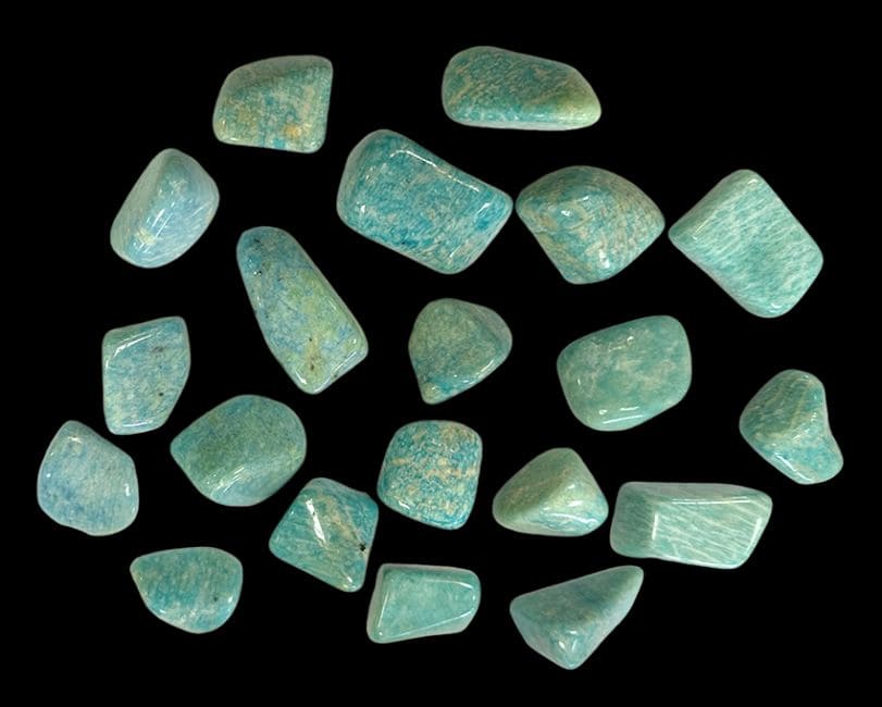 incense at Amazonite Namibia AA tumbled stone 2-3cm 250g|gb