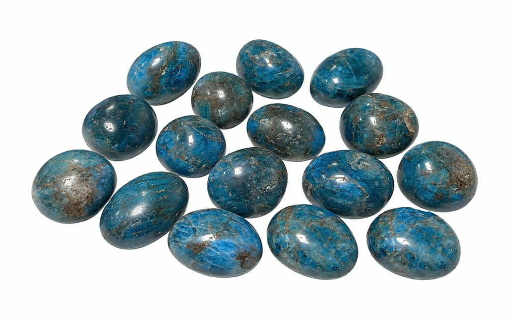 incense at Apatite A+ Tumbled Stones 2-3cm 250g