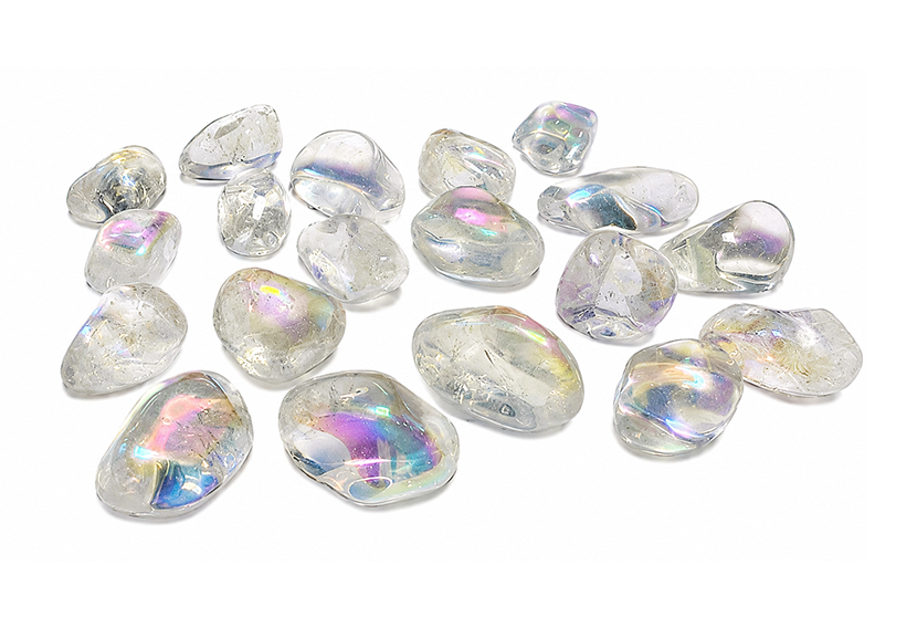 Angel Aura Quartz A Tumbled Stones 2-3cm 250g