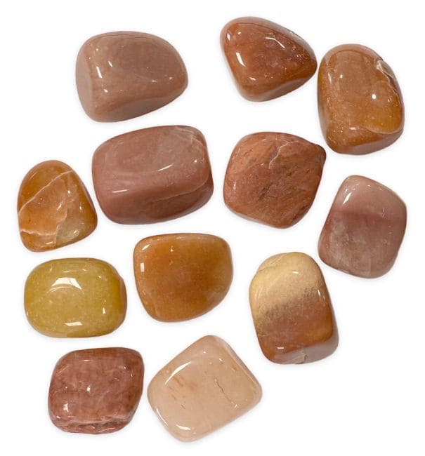 Orange Aventurine AB tumbled stone 250g