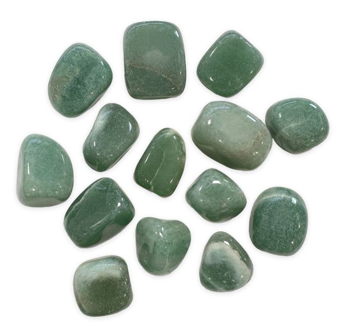 Green Aventurine AB tumbled stones 2-3Ccm 250g