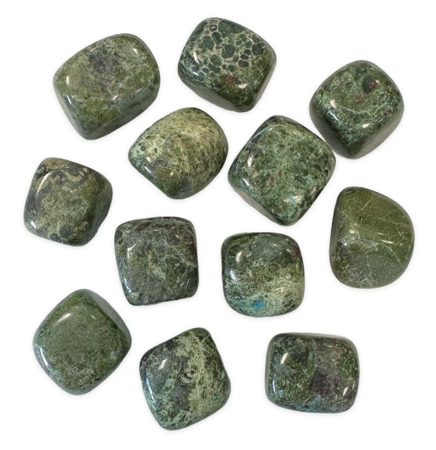 Azurite Malachie AB tumbled stones 2-3cm 250g