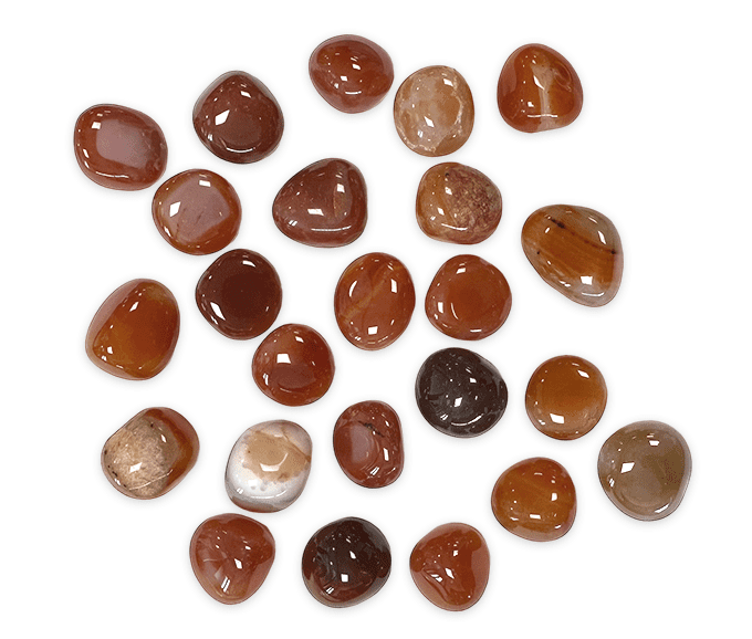 Carnelian A tumbled stones 2-3cm 250g