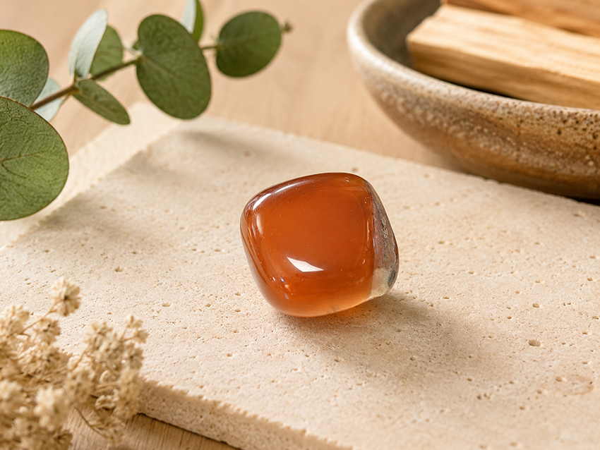 incense at Carnelian A Tumbled Stone in Box 2-3 cm|gb