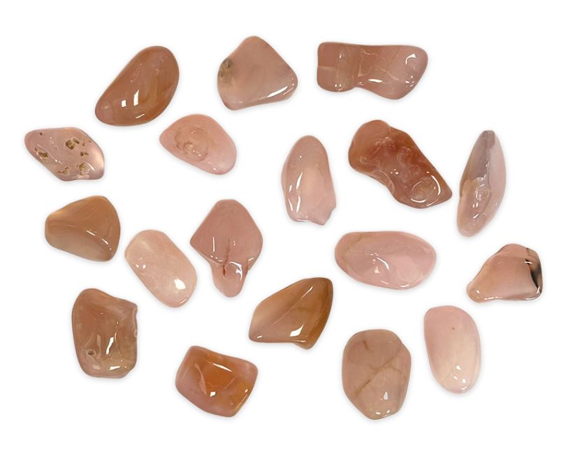Rose Chalcedony A tumbled stone 250g