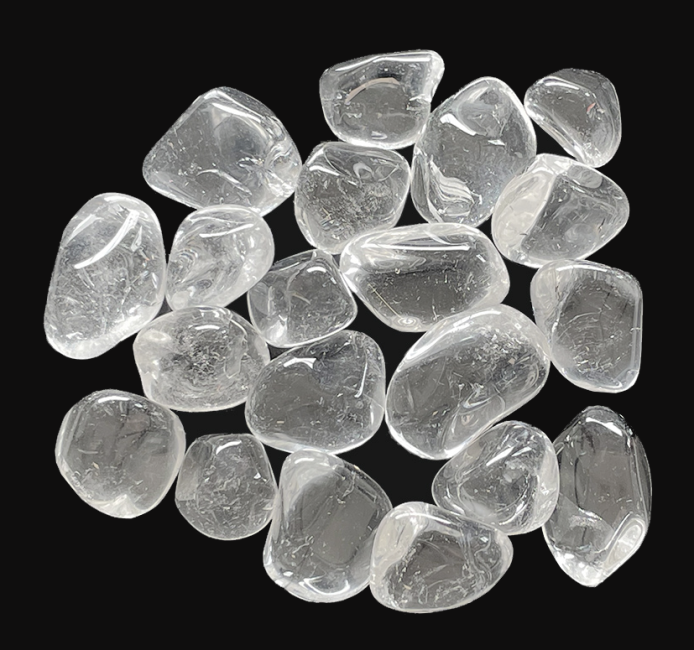 Rock Crystal A tumbled stones Brazil 250g