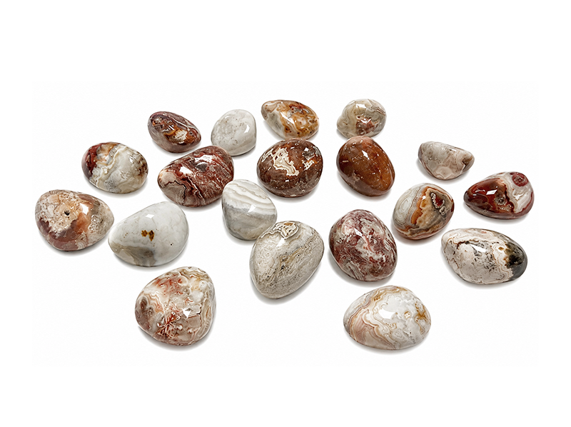 Crazy Lace Agate A Tumbled Stones 2-3cm 250g