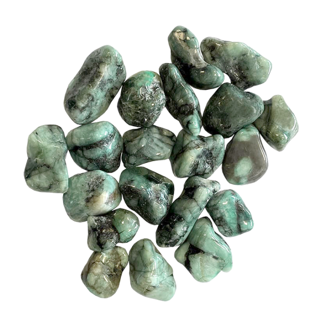 Emerald A Tumbled Stones 2-3cm 250g