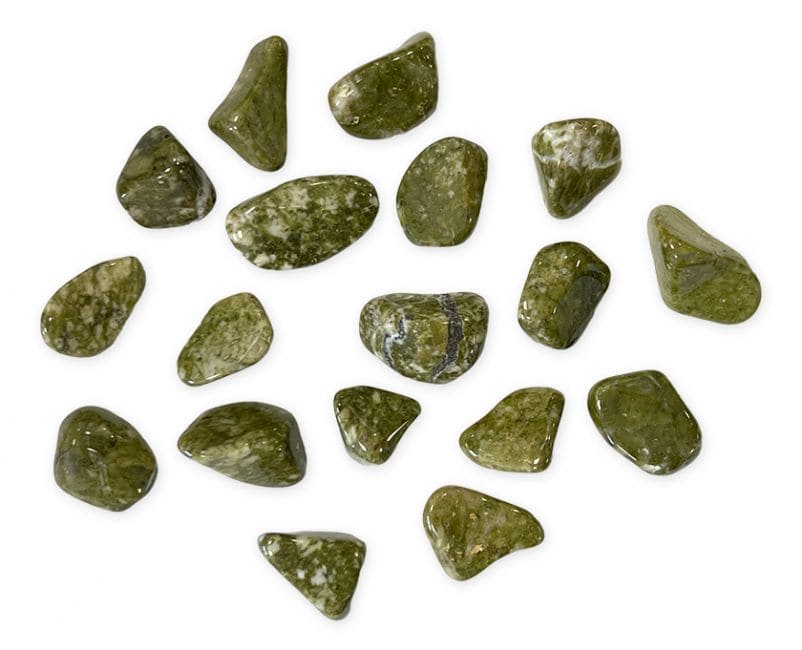 Epidote AB tumbled stone 250g