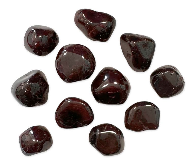 Red Garnet AA tumbled stone 250g