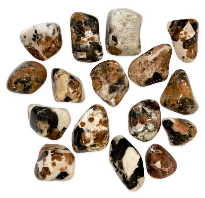 Garnet Vesuvianite A tumbled stones 250g