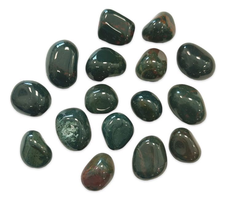 Bloodstone jasper A tumbled stones 250g