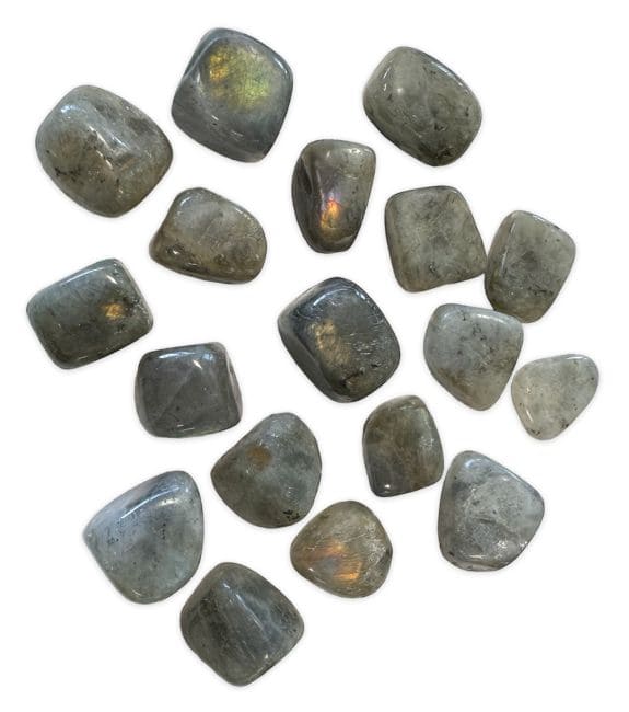 Labradorite AB tumbled stone 250g