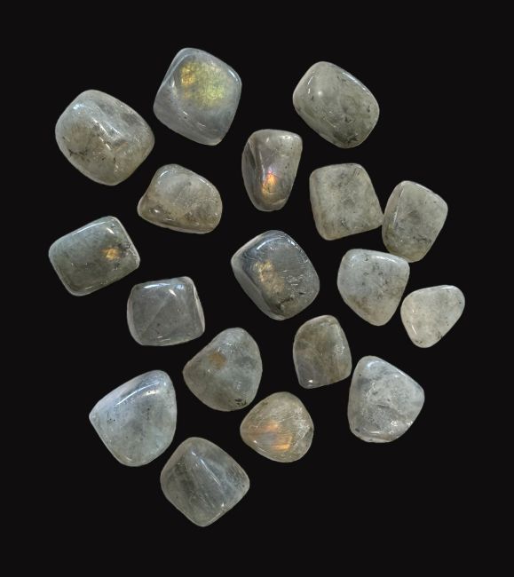 Labradorite AB tumbled stone 250g