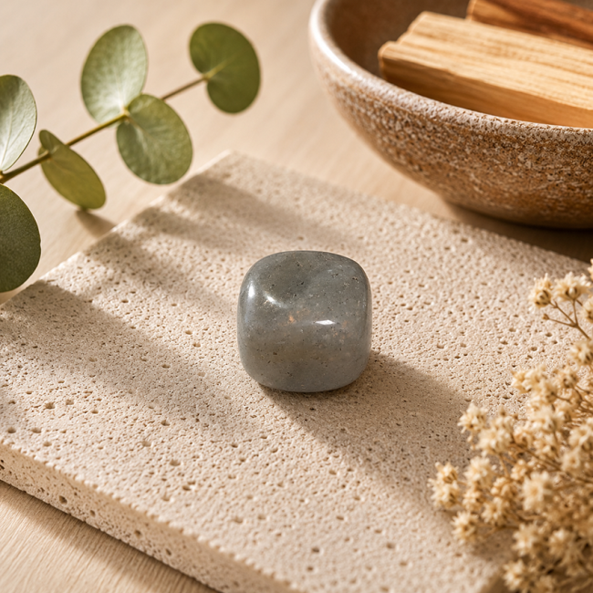 incense at Labradorite A Tumbled Stone in Box 2-3 cm|gb