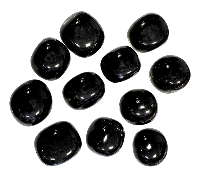 Black Obsidian A Tumbled Stones 250g