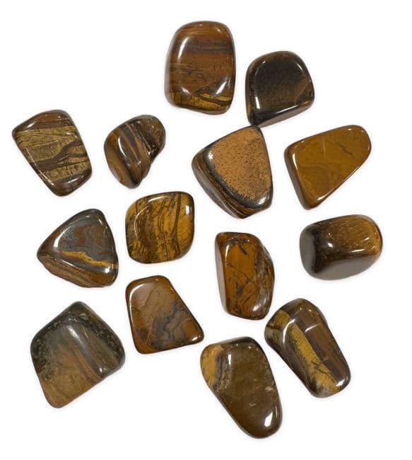 Tiger Eye AB tumbled stones 250g