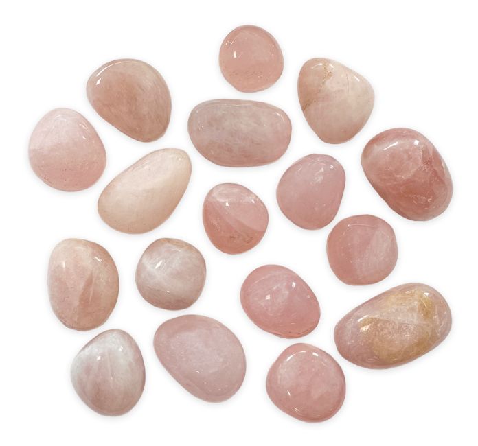 Rose Quartz AB tumbled stones 2-3cm 250g