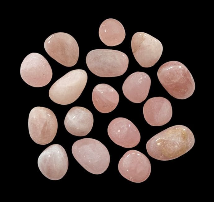 Rose Quartz AB tumbled stones 2-3cm 250g