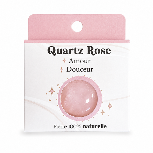 incense at Rose Quartz A Tumbled Stone in Box 2-3 cm