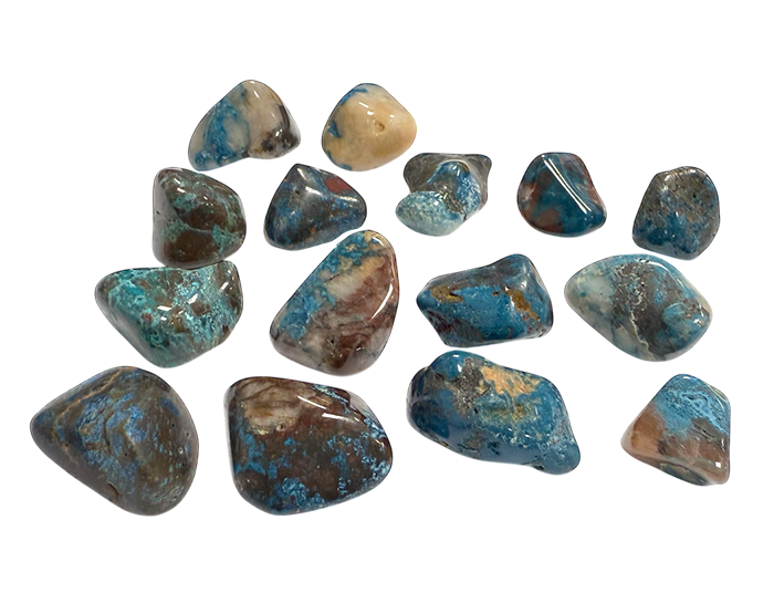 Shattuckite AA tumbled stone 250g