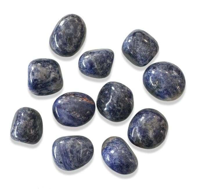 Sodalite AB tumbled stones 250g