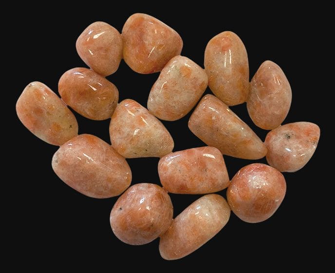 Sunstone Stone A+ tumbled stone 250g