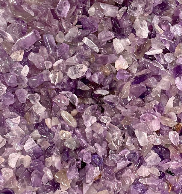 Amethyst A+ Natural stone chips 3-5mm 500g