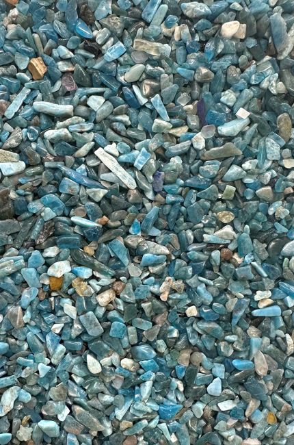Apatite A+ Natural stone chips 3-5mm 500g