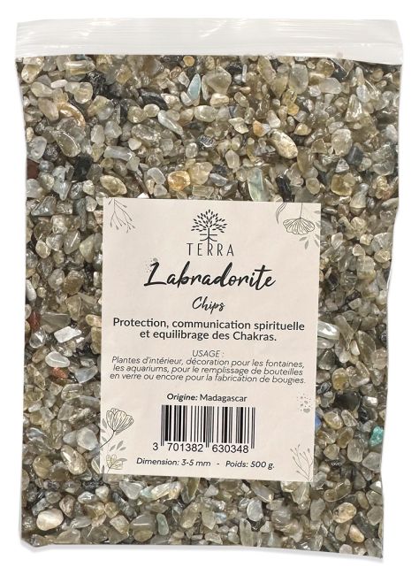 Labradorite A Natural Stone Chips 2-5mm 500g
