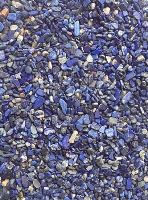 Lapis Lazuli A+ Natural stone chips 3-5mm 500g