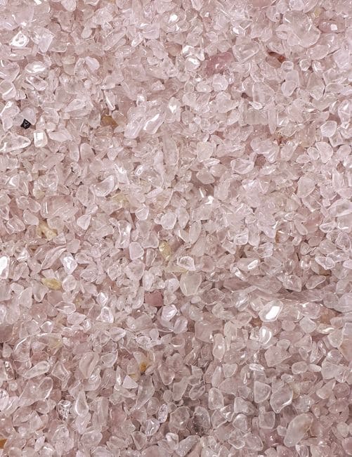 Rose Quartz A Natural Stone Chips 3-5mm 500g