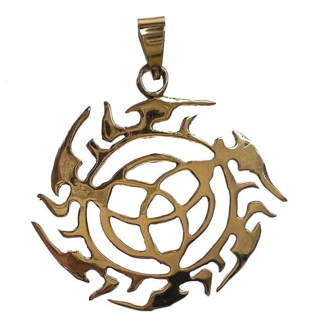 incense at Tree of Life Bronze Pendant 4cm