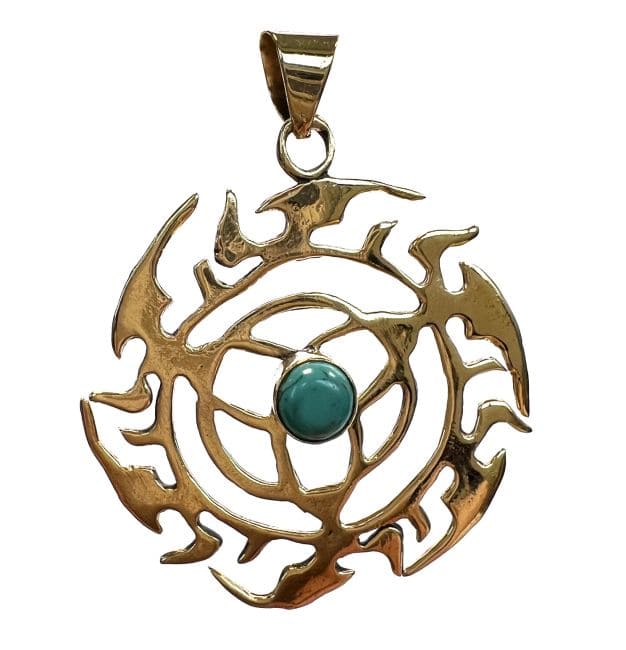 incense at Tree of Life Bronze Pendant 4cm