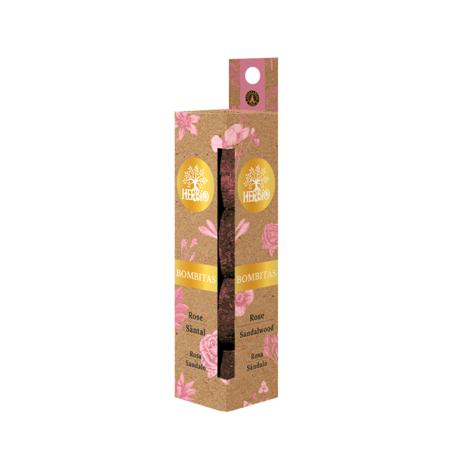 Bombitas Herbio Rose Sandal Incense