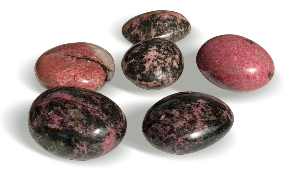Rhodonite Rolled Pebbles 500gr