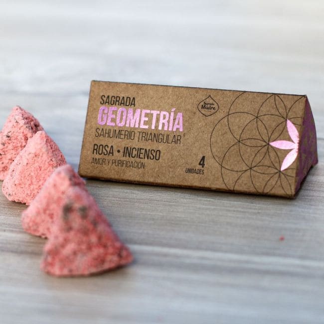 Sagrada Madre Pyramid Incense, Rose-Frankincense