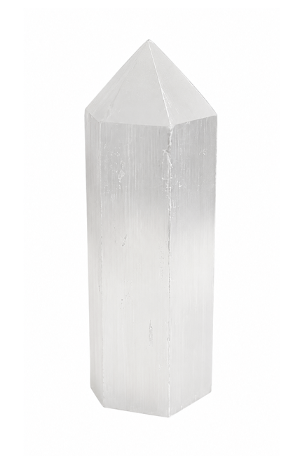 Hexagonal Selenite Tower 12cm 350g